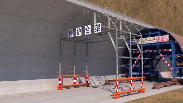 绿园区隧道施工动画制作公司 - 隧道施工工艺和施工方法 - 隧道施工汇报动画视频 - bim 工程施工动画